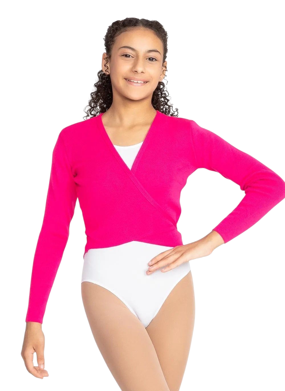 5619 CALENTADOR SUÉTER INFANTIL FUCSIA